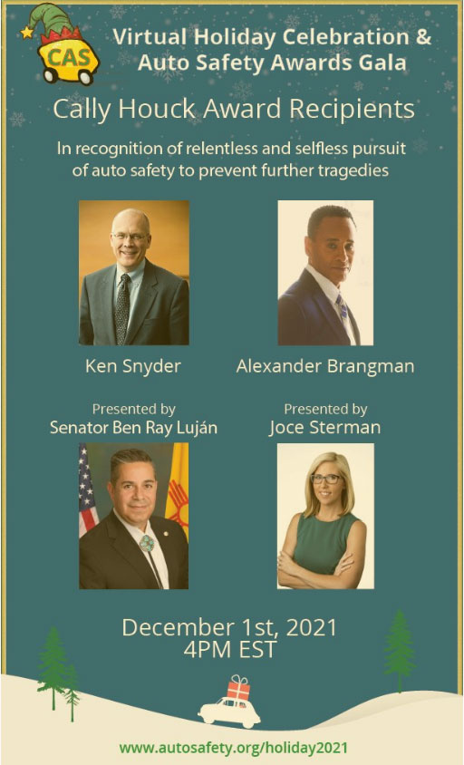 The Center for Auto Safety Cally Houch Award Recipients